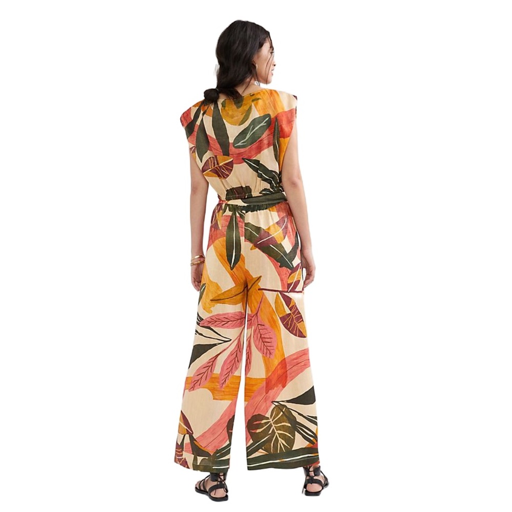 🔥NOT AVAILABLE 🔥🔥Anthropologie Palms Printed Pant Set - Picture 3 of 5